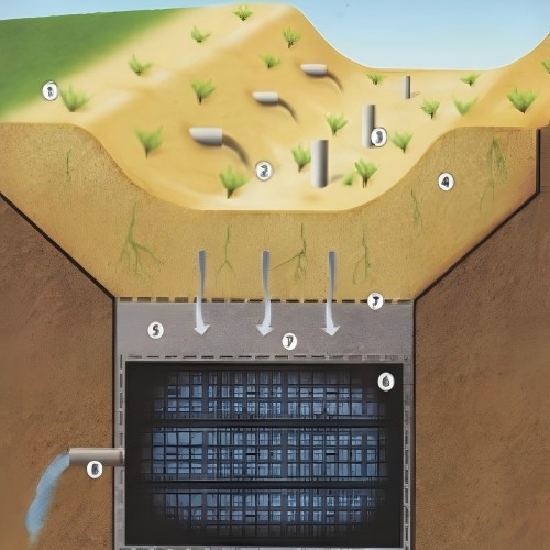 What is the rainwater bioretention system?