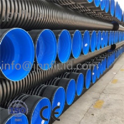 High density polyethylene (HDPE) double wall corrugated pipe