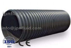 HDPE high density polyethylene structure wall hot steel belt reinforced bellows for drainage