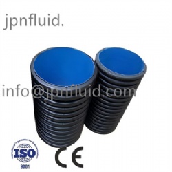 High density polyethylene (HDPE) double wall corrugated pipe