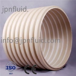 Drainage polyvinyl chloride PVC-U double wall corrugated pipe