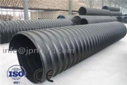 High density polyethylene structure wall hot steel belt reinforced bellows